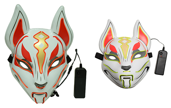 EL冷光线面具-天狐面具